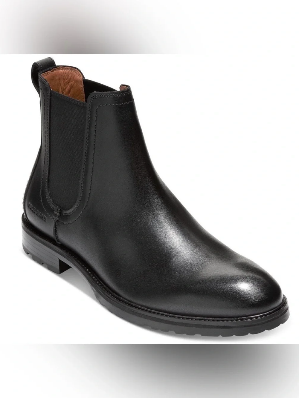 Cole Haan Black Leather Chelsea Boots Men’s 10 | Pristine Condition